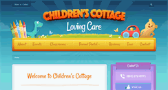 Desktop Screenshot of childrenscottageslc.com